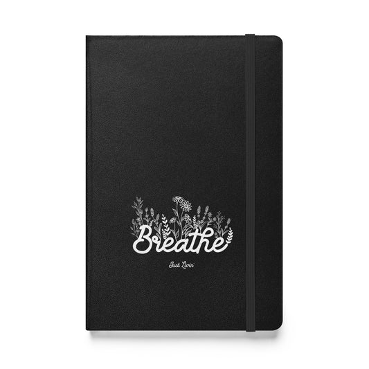 Breathe Hardcover bound notebook