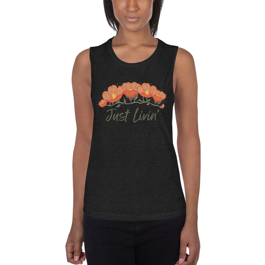 Globe Mallow Ladies’ Muscle Tank